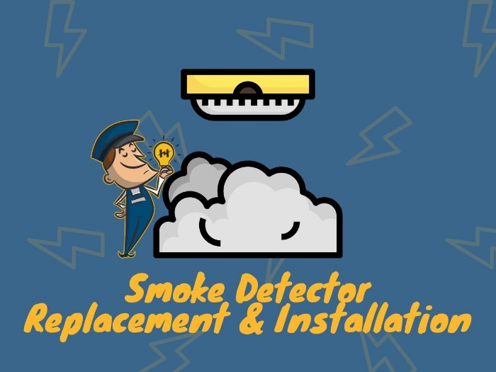 Haas Illustration Smoke Detector Smoke Replacement Installation