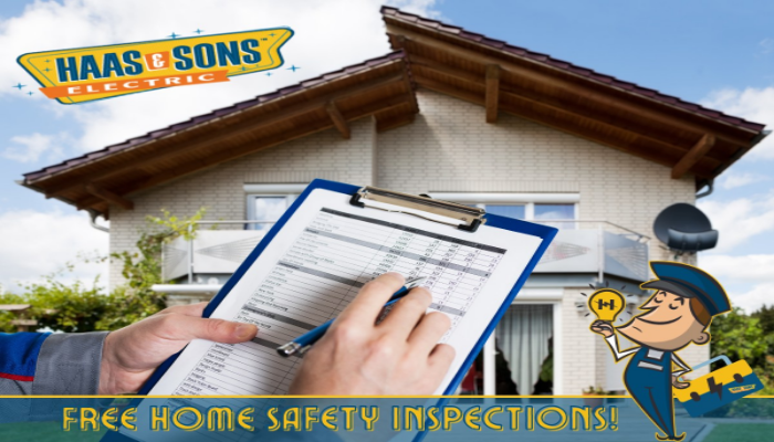 Haas Photo Free Home Safety Inpsection Person Holding Clipboard In Front Of Residenta