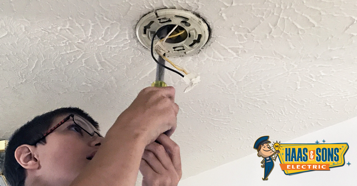 Smoke Detector On Ceiling