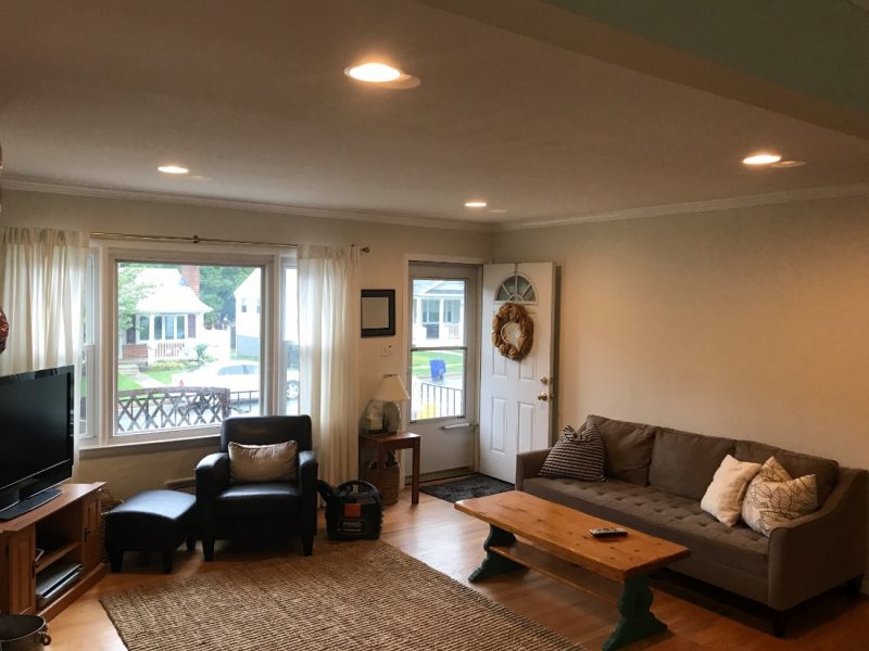 dining room recessed lighting