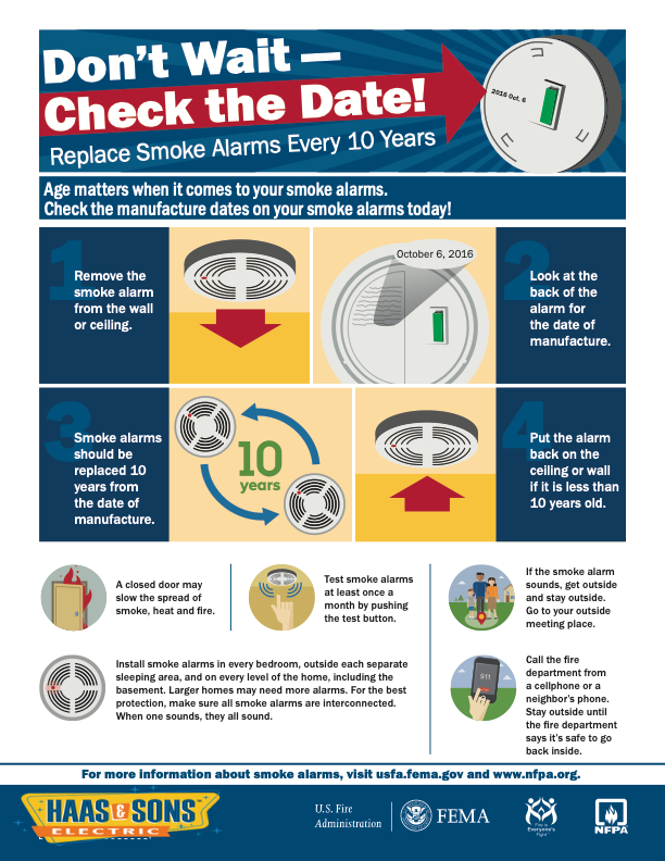 Check Date Smoke Detector Infographic - pasadena md