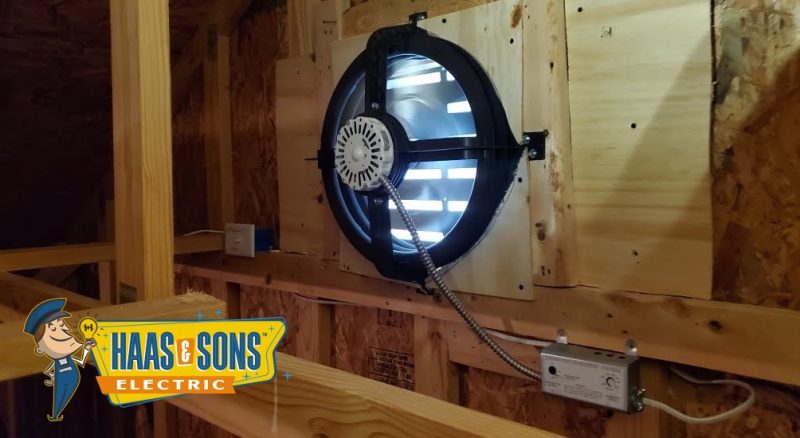 West Friendship Md Attic Fan Installation 1